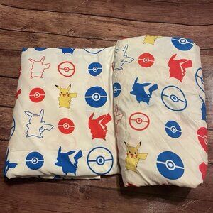 Northwest Pokemon Electric Ignite Full Sized Sheet Set Flat Fitted